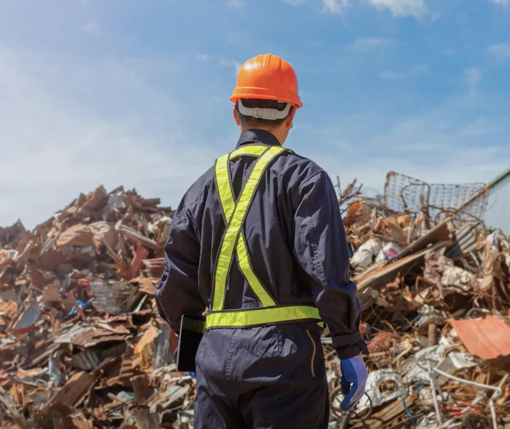 Idaman Construction team at a demolition project